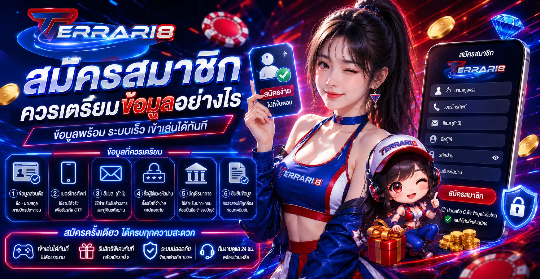 สมัครสมาชิกควรเตรียมข้อมูลอย่างไร